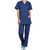 3 Pocket Unisex Top with embroidered logo [MD136-4876-WCD-NAVY]