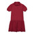 Short Sleeve Jersey Knit Dress with embroidered logo [TN021-7737-DAV-CARDINAL]
