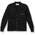 V-Neck Cardigan Sweater with embroidered logo [TX126-1001/CHA-BLACK]
