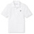 Short Sleeve Polo Shirt with embroidered logo [PA563-KNIT-AN-WHITE]