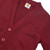 V-Neck Cardigan Sweater with heat transferred logo [CA011-1001/HGC-CARDINAL]