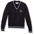 V-Neck Pullover Sweater with embroidered logo [NY111-6503/CSS-NVY W/WH]