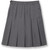 Box Pleat Skirt [NJ441-505-99-GREY]
