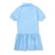 Short Sleeve Jersey Knit Dress with embroidered logo [TX232-7737-TVS-BLUE]
