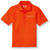 Short Sleeve Polo Shirt with embroidered logo [FL009-KNIT-USN-ORANGE]