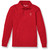 Long Sleeve Polo Shirt with embroidered logo [NC015-KNIT/SMC-RED]