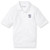 Short Sleeve Banded Bottom Polo Shirt with embroidered logo [MD146-9611/RPG-WHITE]