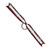 Hair Elastic with Ribbon Streamer [WA003-222-91-MAR/GY]