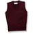 V-Neck Sweater Vest with embroidered logo [FL090-6600/CLW-WINE]