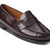 Children's Brush Leather Loafer [NJ799-4001BUC-BURGUNDY]