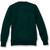 Crewneck Cardigan with heat transferred logo [NJ122-6000/GCM-GREEN]