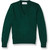 V-Neck Pullover Sweater with heat transferred logo [NJ122-6500/GCM-GREEN]