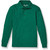Long Sleeve Polo Shirt with heat transferred logo [NJ122-KNIT/GCM-FOREST]