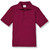 Short Sleeve Polo Shirt with heat transferred logo [NY693-KNIT-SS-CARDINAL]