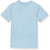 Short Sleeve T-Shirt with heat transferred logo [NY268-362-ACB-LT BLUE]
