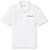 Short Sleeve Polo Shirt with embroidered logo [TX126-KNIT-CHA-WHITE]