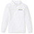 Long Sleeve Polo Shirt with embroidered logo [TX126-KNIT/CHA-WHITE]