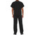 Unisex Tunic with embroidered logo [PA030-4777-BLACK]