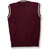 V-Neck Sweater Vest with embroidered logo [PA919-6603/BLP-WNE W/WH]