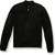 1/4 Zip Pullover Sweater with heat transferred logo [NY510-6556-BLACK]