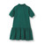 Short Sleeve Jersey Knit Dress with heat transferred logo [TX124-7737-JWX-HUNTER]