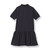 Short Sleeve Jersey Knit Dress with heat transferred logo [TX124-7737-JWX-DK NAVY]