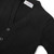 V-Neck Cardigan Sweater with embroidered logo [NJ094-1001/SCD-BLACK]