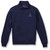 1/4 Zip Sweatshirt with embroidered logo [NJ094-ST253SCD-NAVY]
