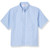 Short Sleeve Hemmed Bottom Oxford with heat transferred logo [TX261-340-MMS-BLUE]