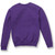 Heavyweight Crewneck Sweatshirt with heat transferred logo [NJ002-862/DIS-PURPLE]
