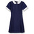 Peterpan Collar Dress [MD283-569-NV W/WH]
