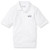 Short Sleeve Banded Bottom Polo Shirt with embroidered logo [NY433-9611/BSI-WHITE]