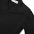 V-Neck Pullover Sweater with embroidered logo [VA084-6500/STC-BLACK]