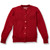 Crewneck Cardigan with embroidered logo [PA213-6000/SJ-PR RED]