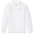 Long Sleeve Polo Shirt with embroidered logo [VA084-KNIT/STC-WHITE]
