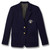 Girls' Polyester Blazer with embroidered logo [TX023-2000/UAT-NAVY]