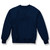 Heavyweight Crewneck Sweatshirt with heat transferred logo [PA576-862-NAVY]