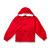 Nylon Shell Jacket with Hood with embroidered logo [TX098-3277-RED]