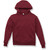 Heavyweight Hooded Sweatshirt with heat transferred logo [MD381-76042-MAROON]