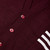 V-Neck Varsity Cardigan Sweater with embroidered logo [NY078-3461/ASB-WNE W/WH]