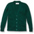 V-Neck Cardigan Sweater with embroidered logo [FL042-1001-GREEN]