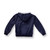 Nylon Shell Jacket with Hood with embroidered logo [TX012-3277-NAVY]