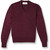 V-Neck Pullover Sweater with embroidered logo [MD170-6500/CMI-WINE]