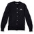 Crewneck Cardigan with embroidered logo [PA675-6000/SJC-NAVY]
