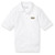 Short Sleeve Banded Bottom Polo Shirt with embroidered logo [PA192-9611/BER-WHITE]