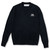 Crewneck Pullover Sweater with embroidered logo [PA675-6530/SJC-NAVY]