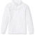 Long Sleeve Polo Shirt with embroidered logo [NY464-KNIT/TBA-WHITE]