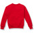 Heavyweight Crewneck Sweatshirt with heat transferred logo [NY853-862-RED]