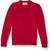 V-Neck Pullover Sweater [AK021-6500-LIPSTICK]