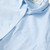 Short Sleeve Banded Bottom Oxford Blouse [MD036-880-BLUE]